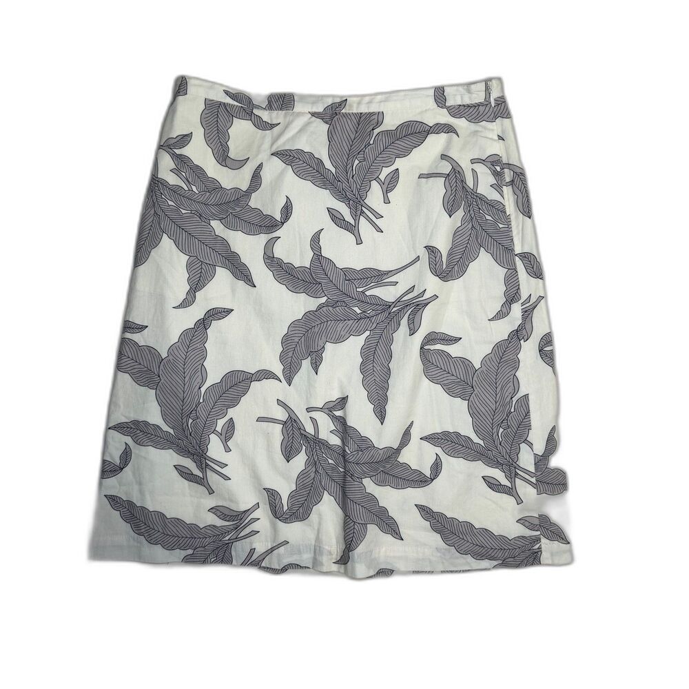 Boden Botanical Grannycore Preppy Classic Tropical Minimalist Skirt Size 6